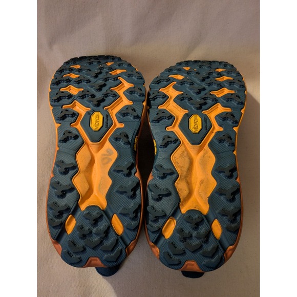Hoka One One Speedgoat 5 Trail Running Shoes Teal Orange Men 10B UK 8.5 - Picture 8 of 8